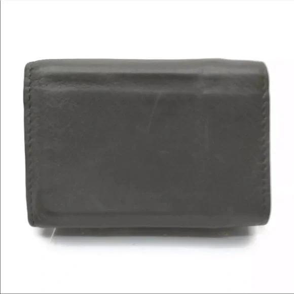 BALENCIAGA Wallet Gray Leather - Picture 2 of 9